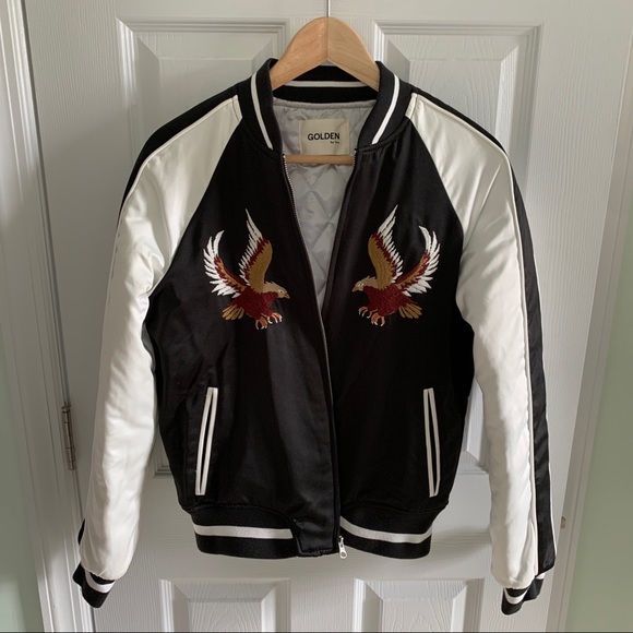 Aritzia Jackets \u0026 Coats | Tna Womens Bomber Jacket | Color: Black/White | Size: S | Xuemiemie's Closet